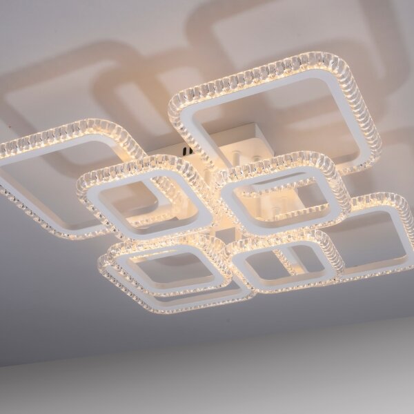 JUST LIGHT. 15269-16 - Plafonieră LED CRYSTALLO LED/43,5W/230V albă