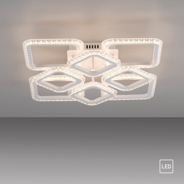 JUST LIGHT. 15269-16 - Plafonieră LED CRYSTALLO LED/43,5W/230V albă