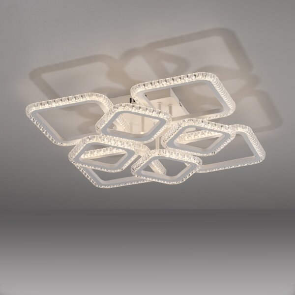 JUST LIGHT. 15269-16 - Plafonieră LED CRYSTALLO LED/43,5W/230V albă