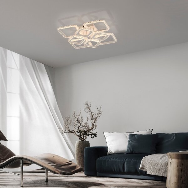JUST LIGHT. 15269-16 - Plafonieră LED CRYSTALLO LED/43,5W/230V albă