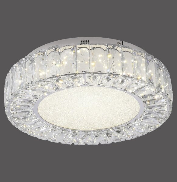 JUST LIGHT. 15221-17 - Plafonieră LED KULUNKA LED/32W/230V crom