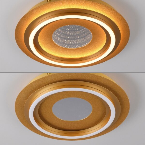 JUST LIGHT. 15089-60 - Plafonieră LED CICHIO LED/36W/230V aurie