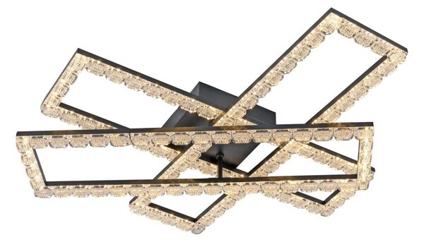 JUST LIGHT. 14733-18 - plafonieră LED GLITRA LED/35W/230V neagră