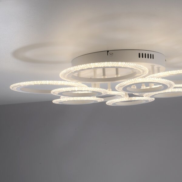 JUST LIGHT. 15268-16 - Plafonieră LED CRYSTALLO LED/48,5W/230V albă