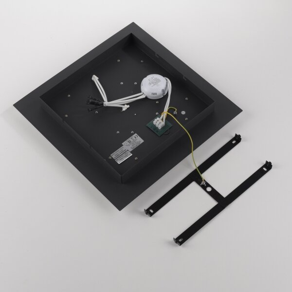 JUST LIGHT. 14439-21 - LED Plafonieră CICHIO LED/18,5W/230V + LED/9W neagră