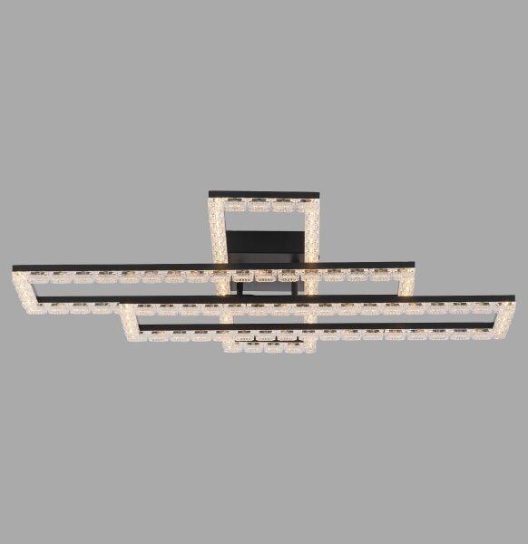 JUST LIGHT. 14733-18 - plafonieră LED GLITRA LED/35W/230V neagră