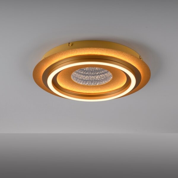 JUST LIGHT. 15089-60 - Plafonieră LED CICHIO LED/36W/230V aurie