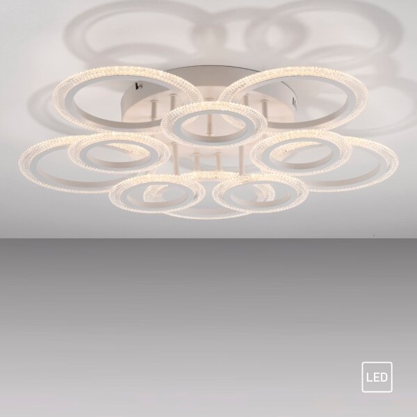 JUST LIGHT. 15268-16 - Plafonieră LED CRYSTALLO LED/48,5W/230V albă