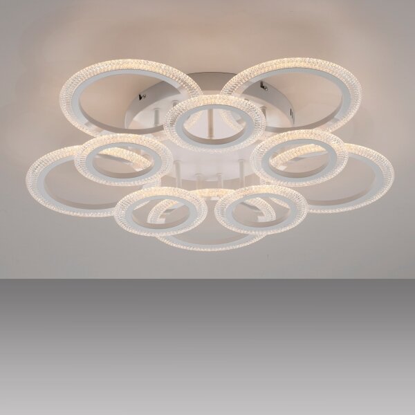 JUST LIGHT. 15268-16 - Plafonieră LED CRYSTALLO LED/48,5W/230V albă