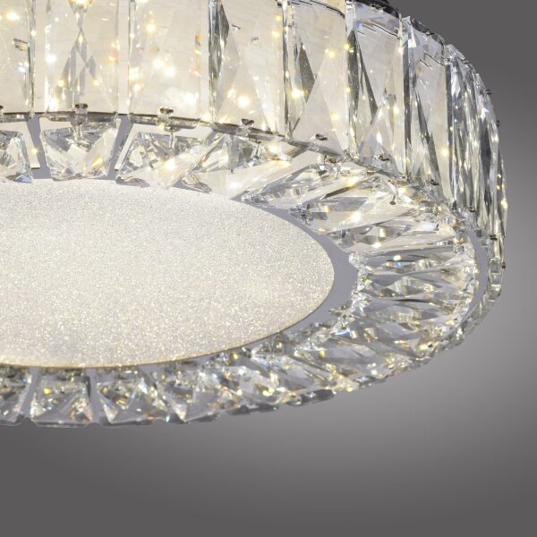 JUST LIGHT. 15221-17 - Plafonieră LED KULUNKA LED/32W/230V crom