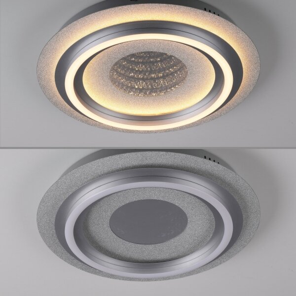 JUST LIGHT. 15089-21 - plafonieră LED CICHIO LED/36W/230V crom mat