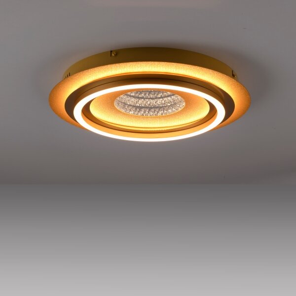 JUST LIGHT. 15089-60 - Plafonieră LED CICHIO LED/36W/230V aurie