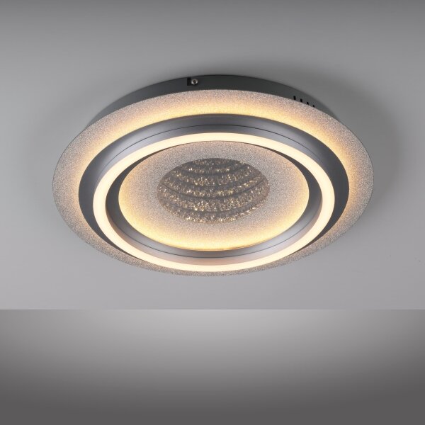 JUST LIGHT. 15089-21 - plafonieră LED CICHIO LED/36W/230V crom mat