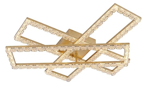 JUST LIGHT. 14733-60 - Plafonieră LED GLITRA LED/35W/230V aurie