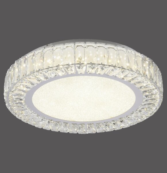JUST LIGHT. 15222-17 - Plafonieră LED KULUNKA LED/46W/230V crom