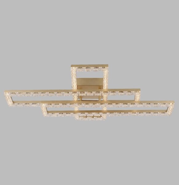 JUST LIGHT. 14733-60 - Plafonieră LED GLITRA LED/35W/230V aurie