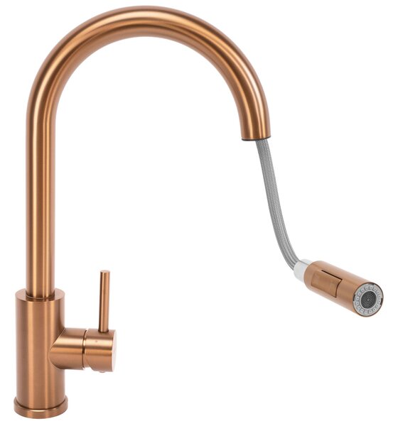 Baterie de bucătărie Rea Fresh Brush Copper