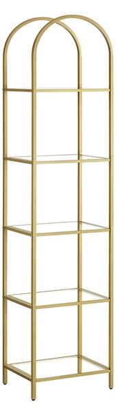 Biblioteca Auriu Vasagle 40x30x183 cm