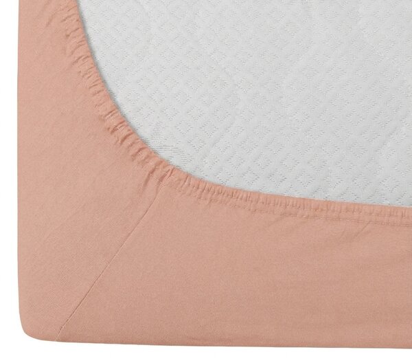 Cearsaf Jersey BASIC piersic 90 x 200 cm