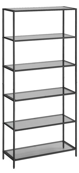 Biblioteca Negru Vasagle 80x30x177.3 cm