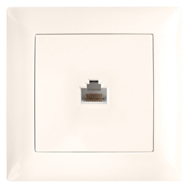 Priză RJ45 cu Ramă OSTE JNH010-S BEIGE