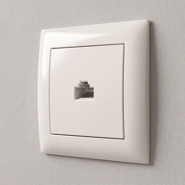 Priză RJ45 cu Ramă OSTE JNH010-S BEIGE