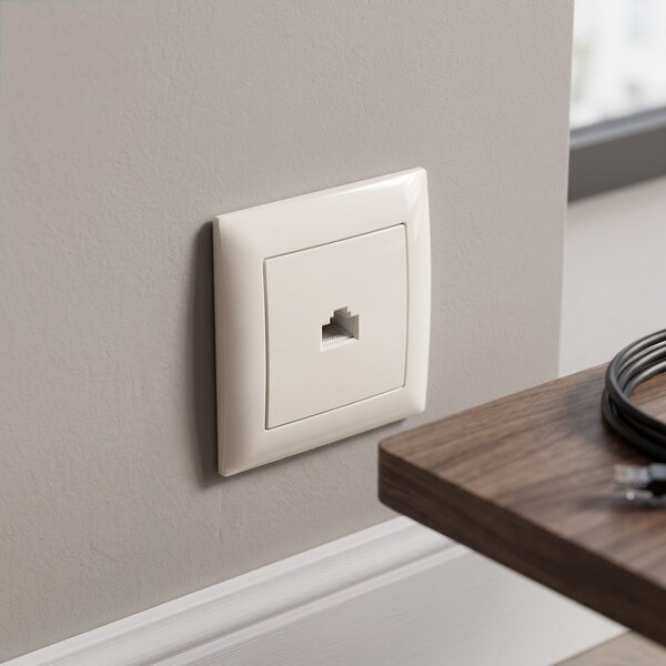 Priză RJ45 cu Ramă OSTE JNH010-S BEIGE