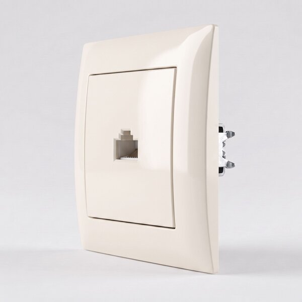 Priză RJ45 cu Ramă OSTE JNH010-S BEIGE