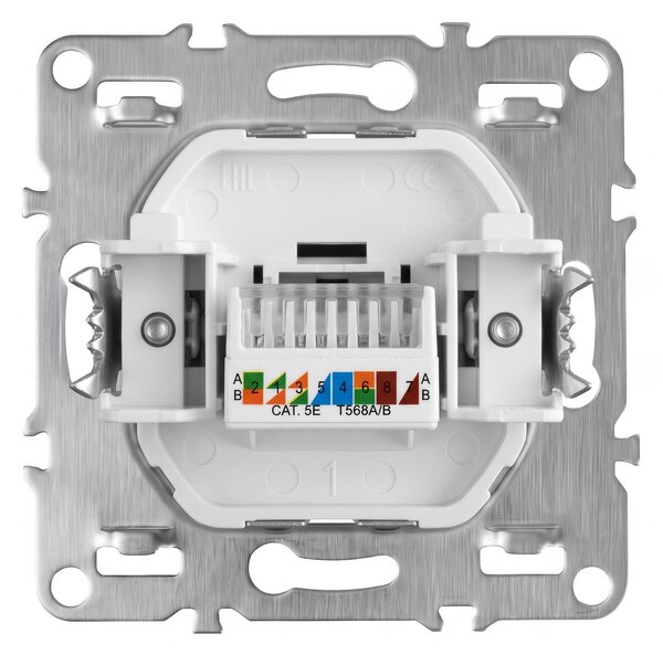 Priză RJ45 cu Ramă OSTE JNH010-S BLACK