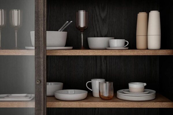 Cești gri/bej 2 buc. din ceramică 150 ml Kaffee – Blomus