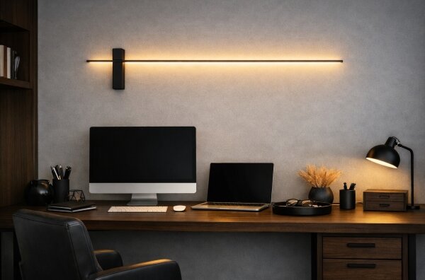 Open Design OR85051 - Aplică de perete BENE, LED, 10,5 W, 230 V, 100 cm, negru