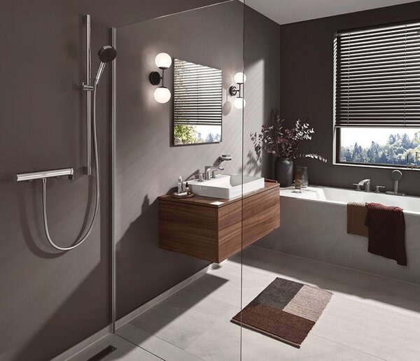 Baterie dus, Hansgrohe, Vivenis, crom