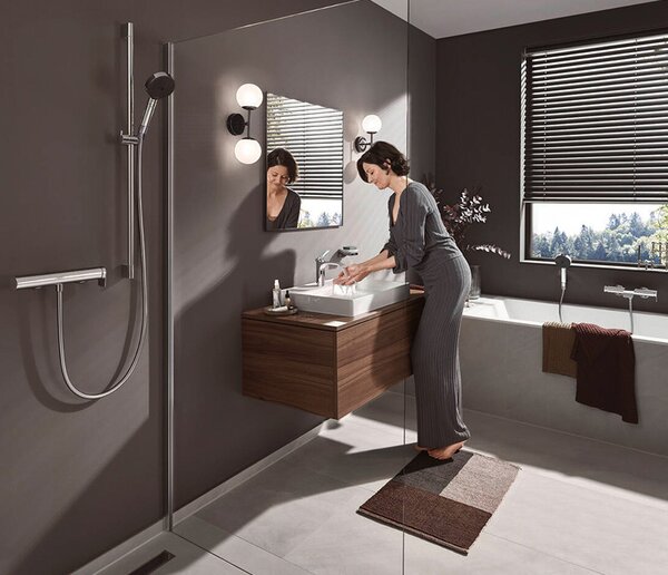 Baterie dus, Hansgrohe, Vivenis, crom