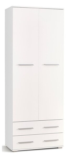 Raft Cirveso 107, Alb, Alb lucios, PAL laminat, 200x77x40cm, 61 kg