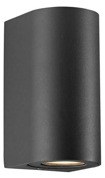 Nordlux Lampă de exterior Canto Maxi 2, negru, GU10, 17 cm, IP44, reglabil, Negru, Metal, Modern