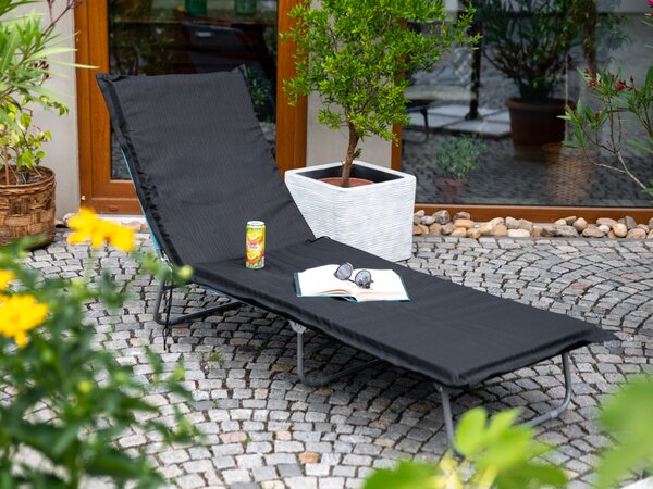 Perna pentru sezlong Culoare negru, SHINE