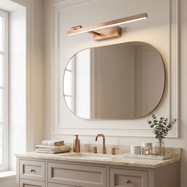 Aplică LED pentru baie SWE038-1W 60cm BRUSH COPPER