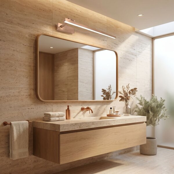 Aplică LED pentru baie SWE038-1W 60cm BRUSH COPPER