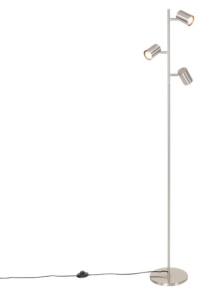 Lampă de podea modernă oțel 3 lumini - Jeana