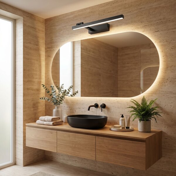 Aplică LED pentru baie SWE034-1W 40cm BLACK