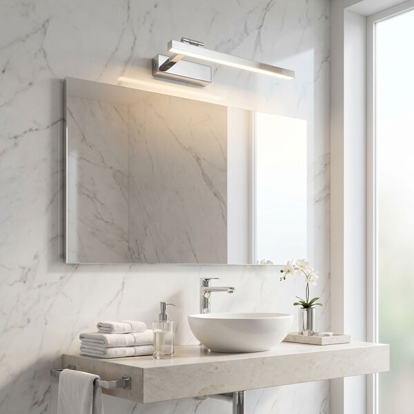 Aplică LED pentru baie SWE028-1W 40cm CHROME