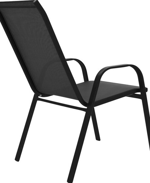 Scaun de Gradina Model Calan, Negru - Gri