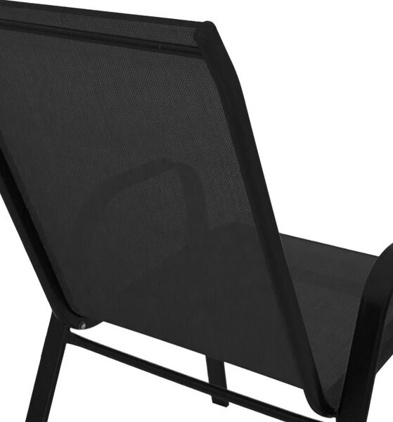 Scaun de Gradina Model Calan, Negru - Gri