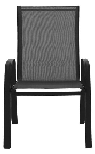 Scaun de Gradina Model Calan, Negru - Gri