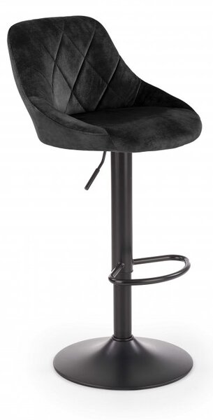 Scaun tip bar Henrietta (negru). 1039559
