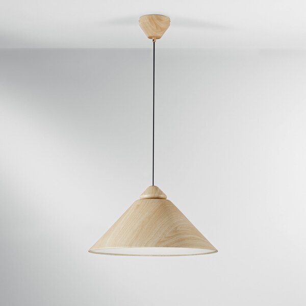 Luce Ambiente Design Lampă suspendată Big Bang bej/alb, Ø 49 cm, metal, reglabil, Bej, Camera de zi / sufragerie, Metal, Modern