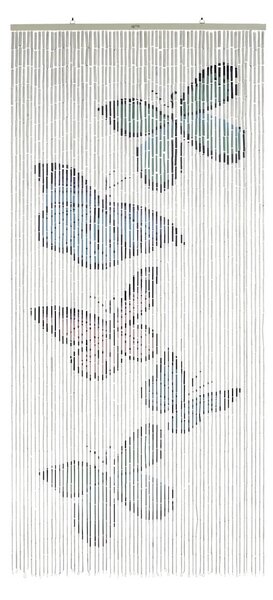 Perdea de ușă din bambus 200x90 cm Butterflies - Maximex