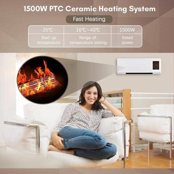 Aeroterma portabila, Racire / Incalzire, 1500 W