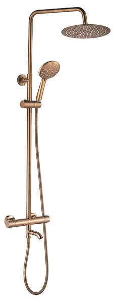 Coloana de dus cu termostat Lungo Diamond Copper