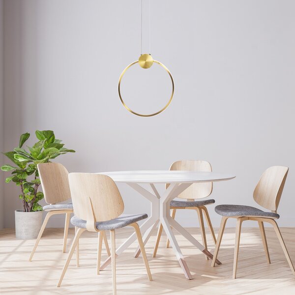 Lampă de tavan LED APP1397-CP OLD GOLD 40cm